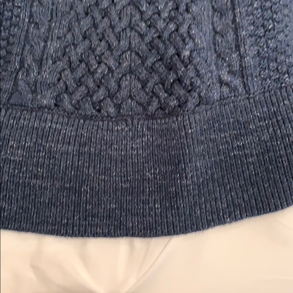 LL Bean Signature Blue Sweater - Picture 2 of 7